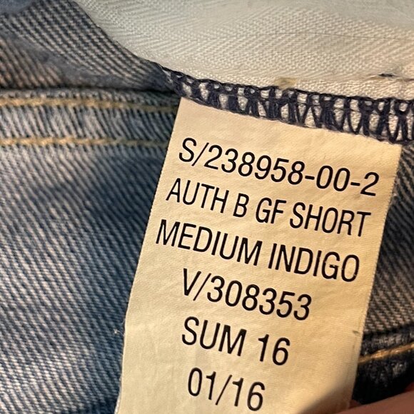 GAP 1969 Women Girly Boho Daisy Original Best Girlfriend Denim Cut Off Short 28 - Picture 12 of 12